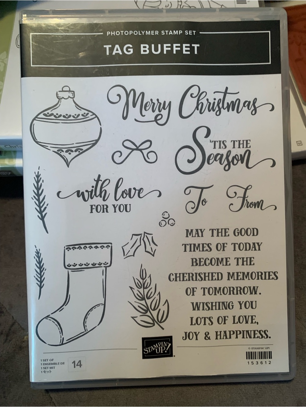 Stampin' Up! Tag Buffet Photopolymer Stamp Set